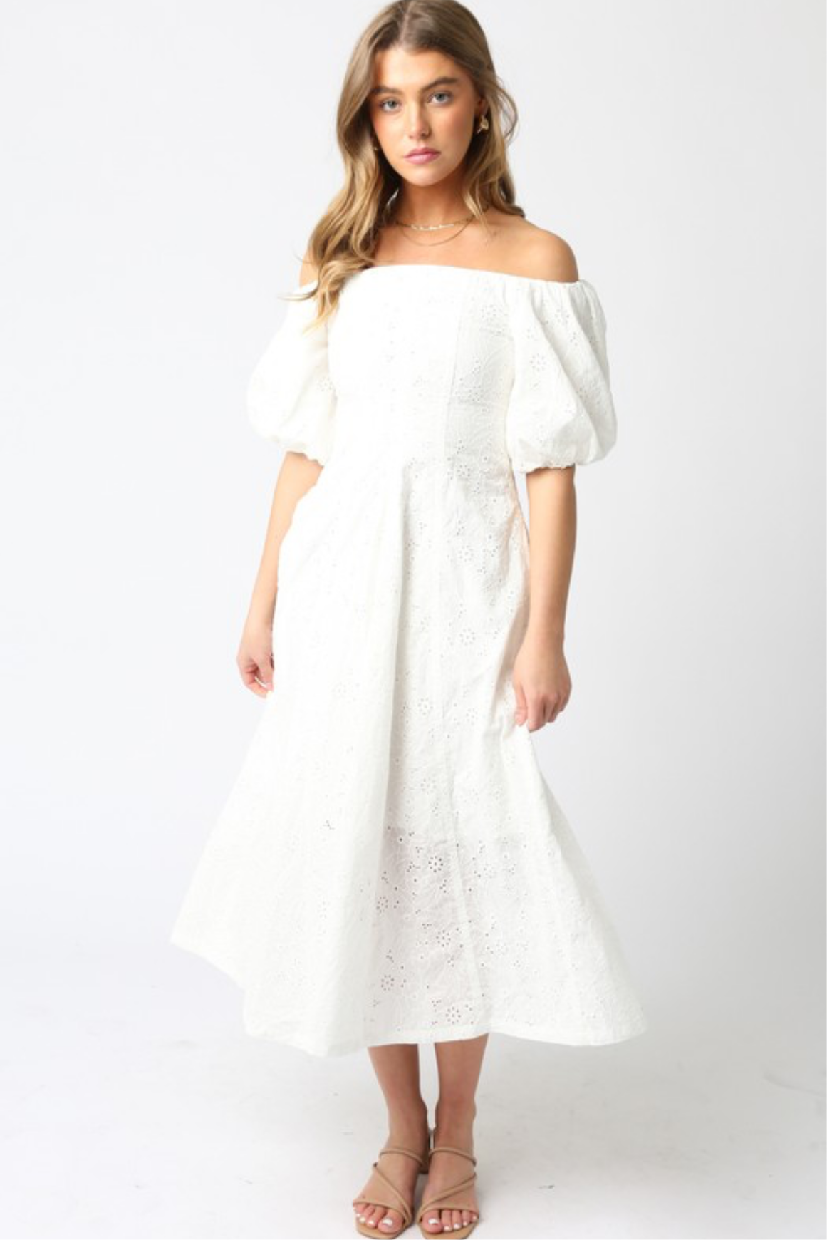 Monaco Eyelet Dress