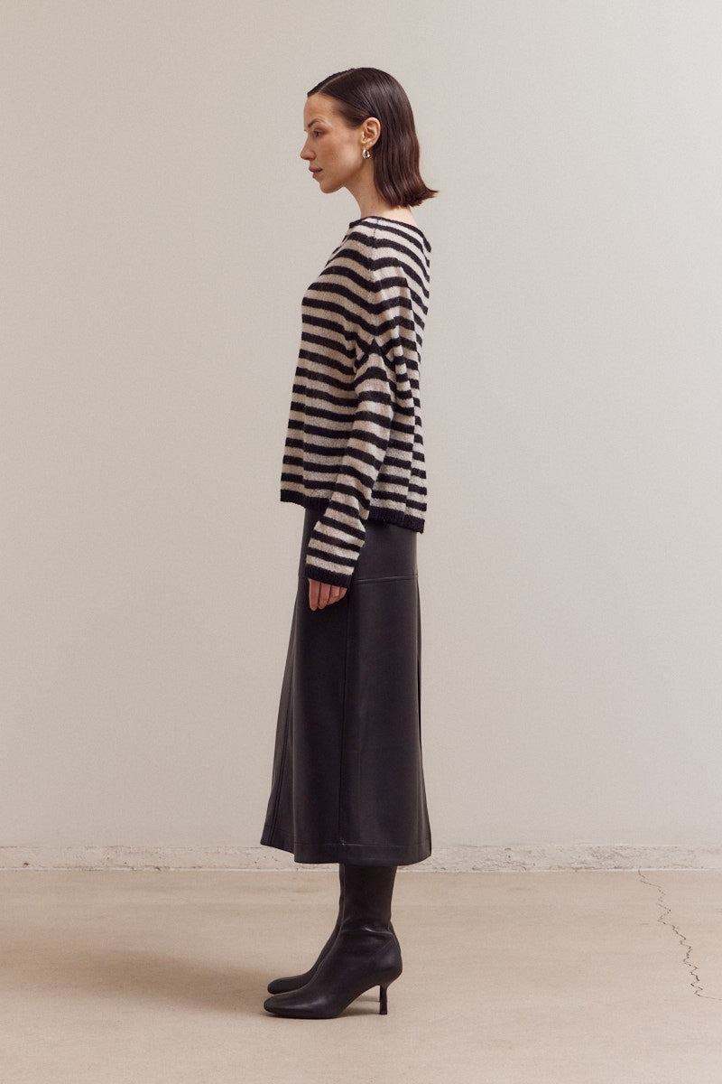 Paisley off the shoulder sweater