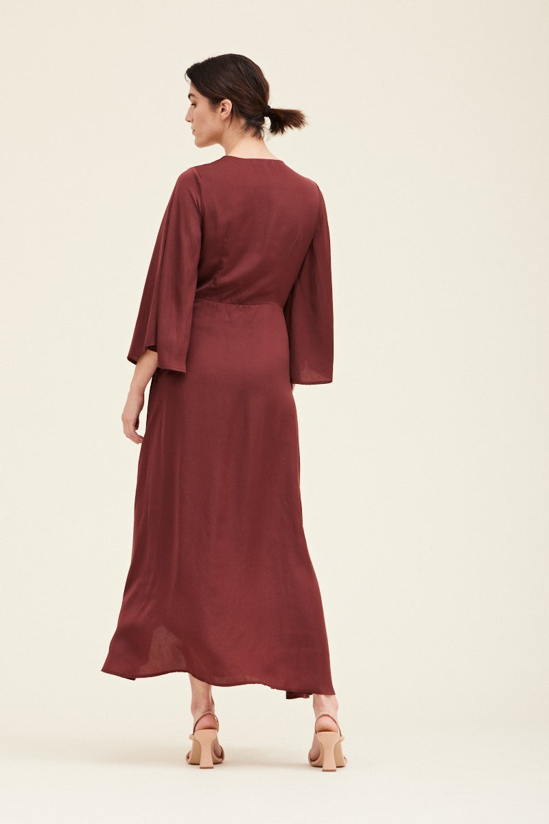 Vino Wrap Dress