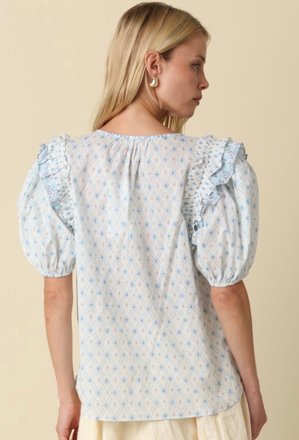 Seabreeze Ruffle Blouse