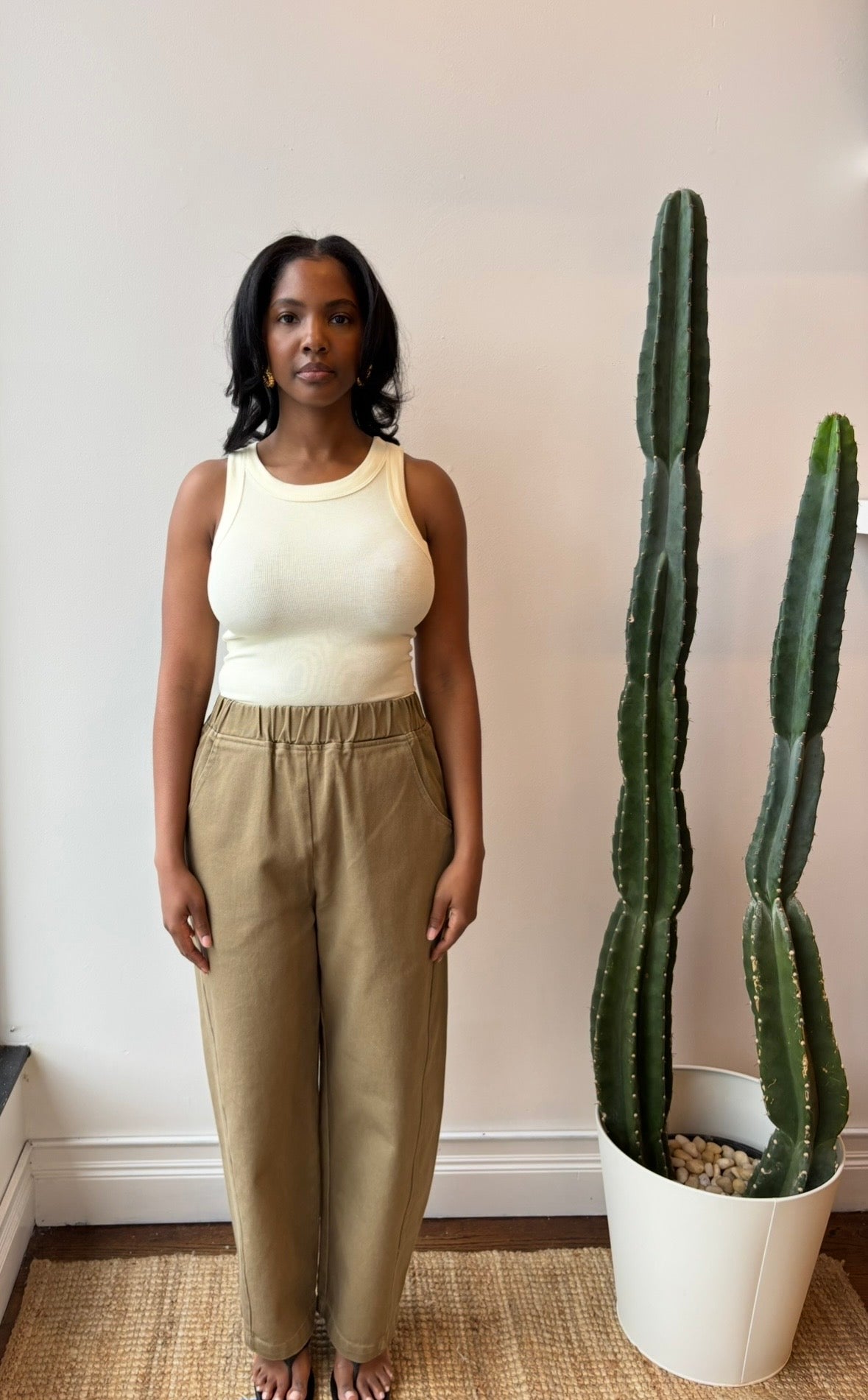 Sandro butter yellow tank