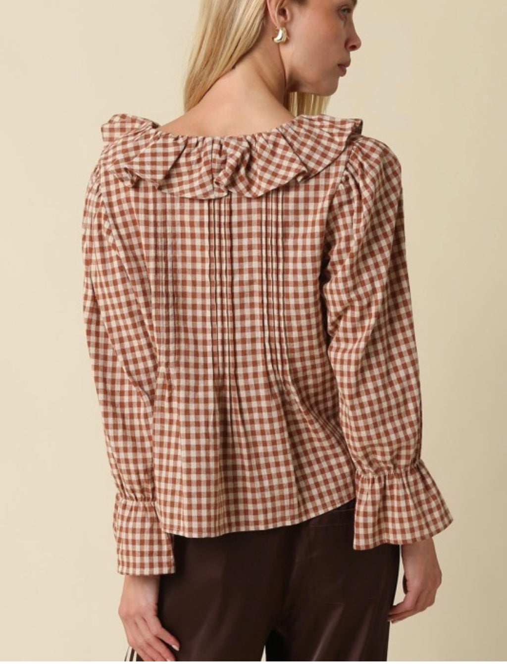 The Cider Check Blouse