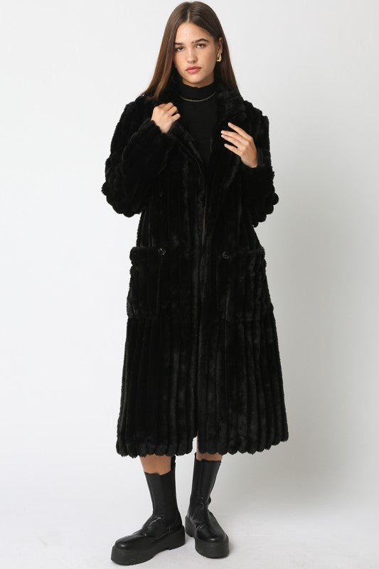 Devin Faux Fur Coat