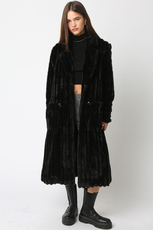 Devin Faux Fur Coat