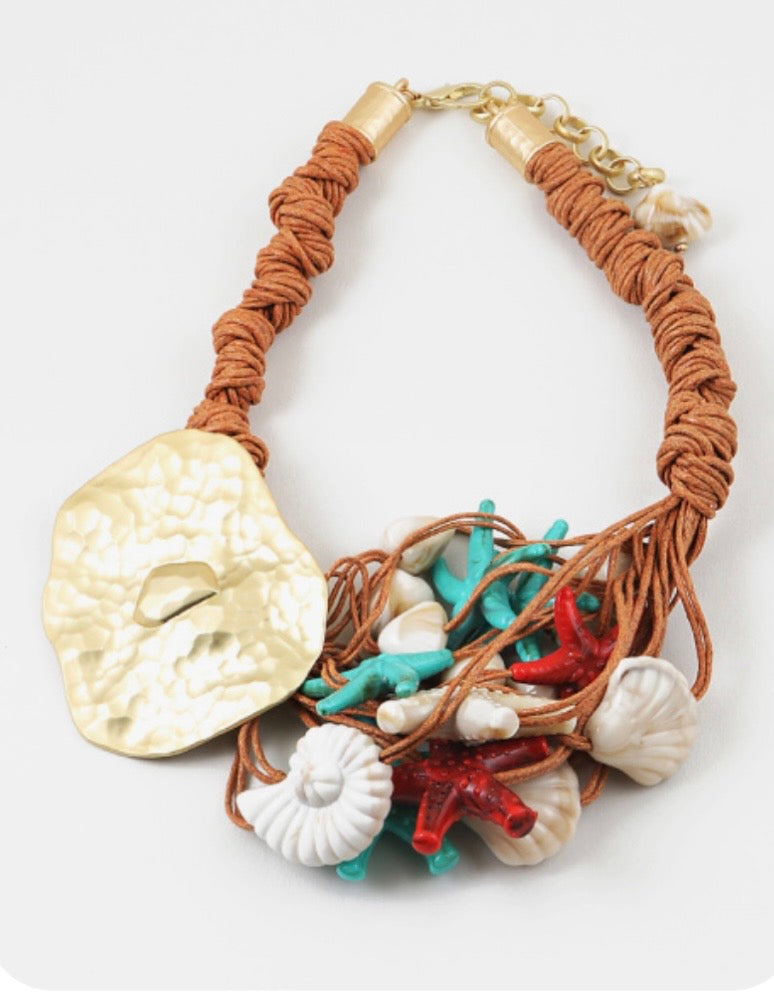 Sea Treasure Statement Necklace