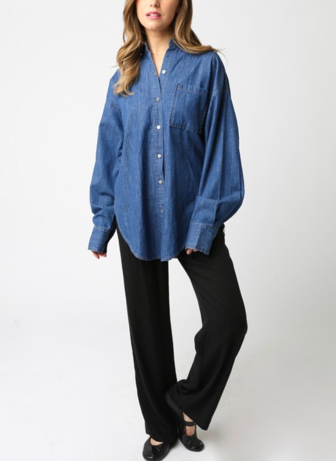 The Harper Denim Shirt