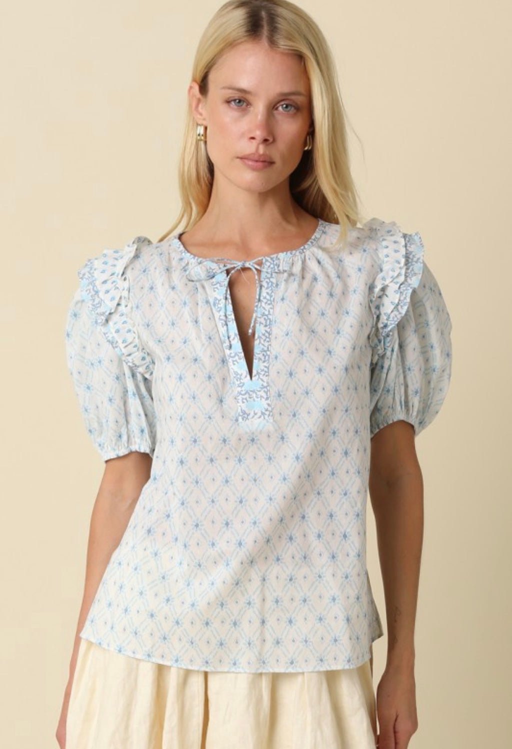 Seabreeze Ruffle Blouse