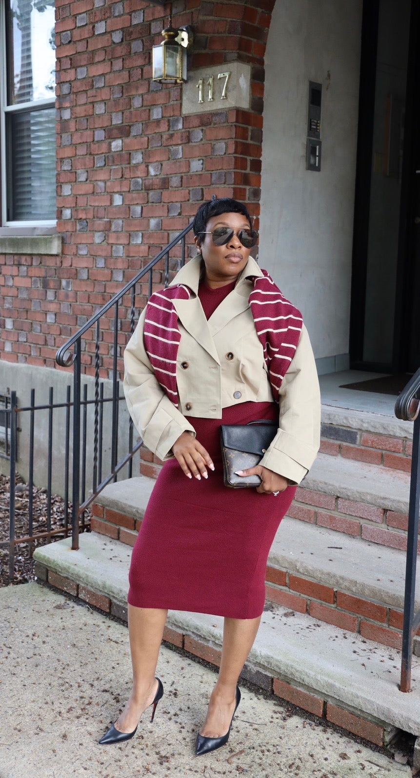 The Madison Cropped Trench