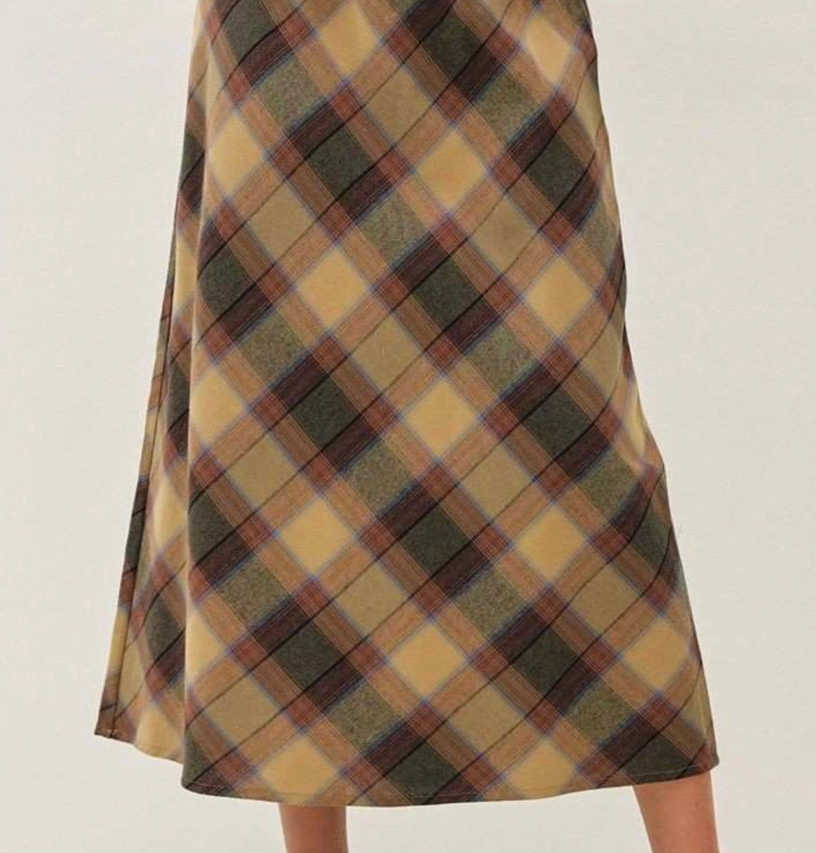 The maple plaid skirt