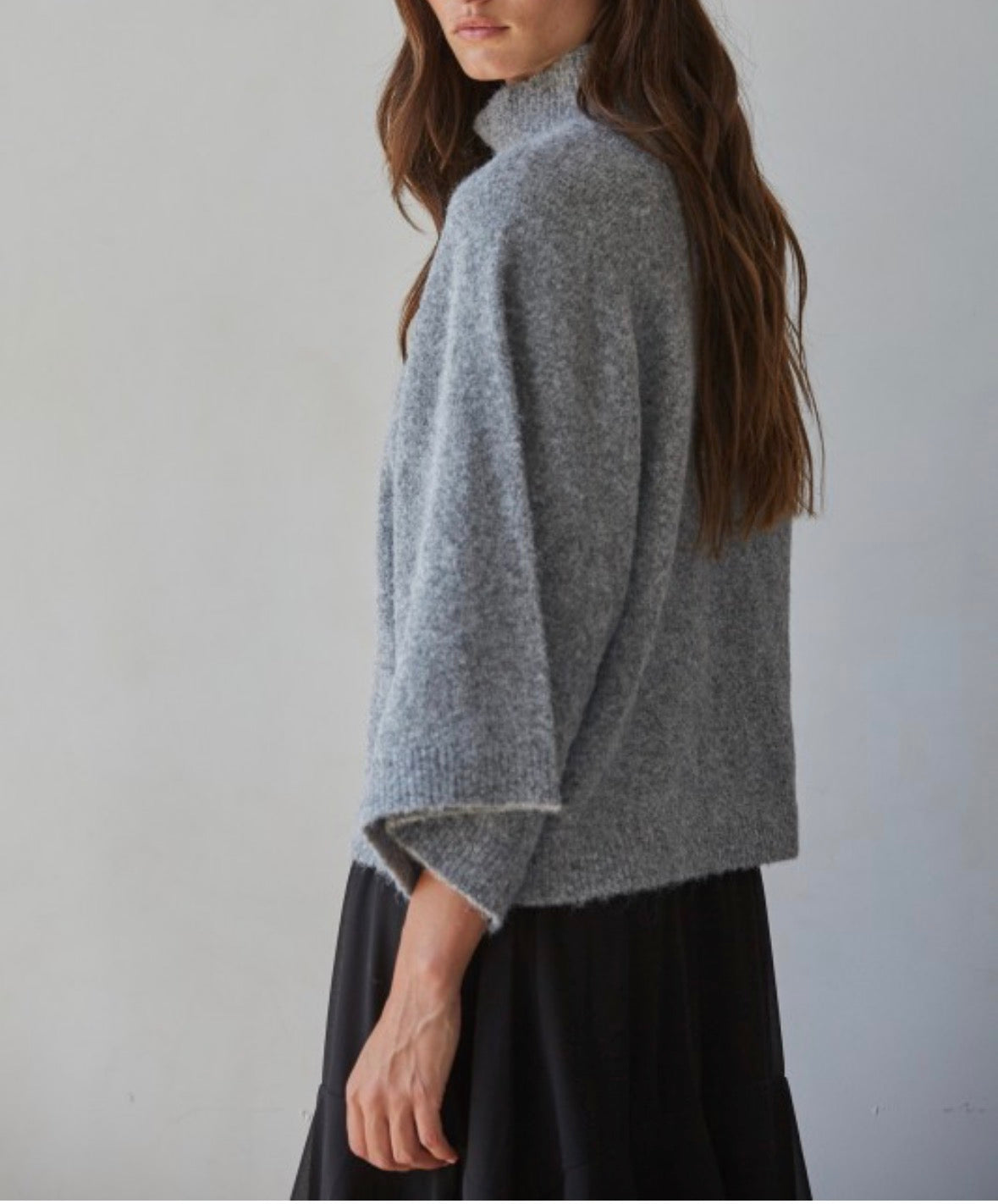 The Aspen Mock Neck Sweater