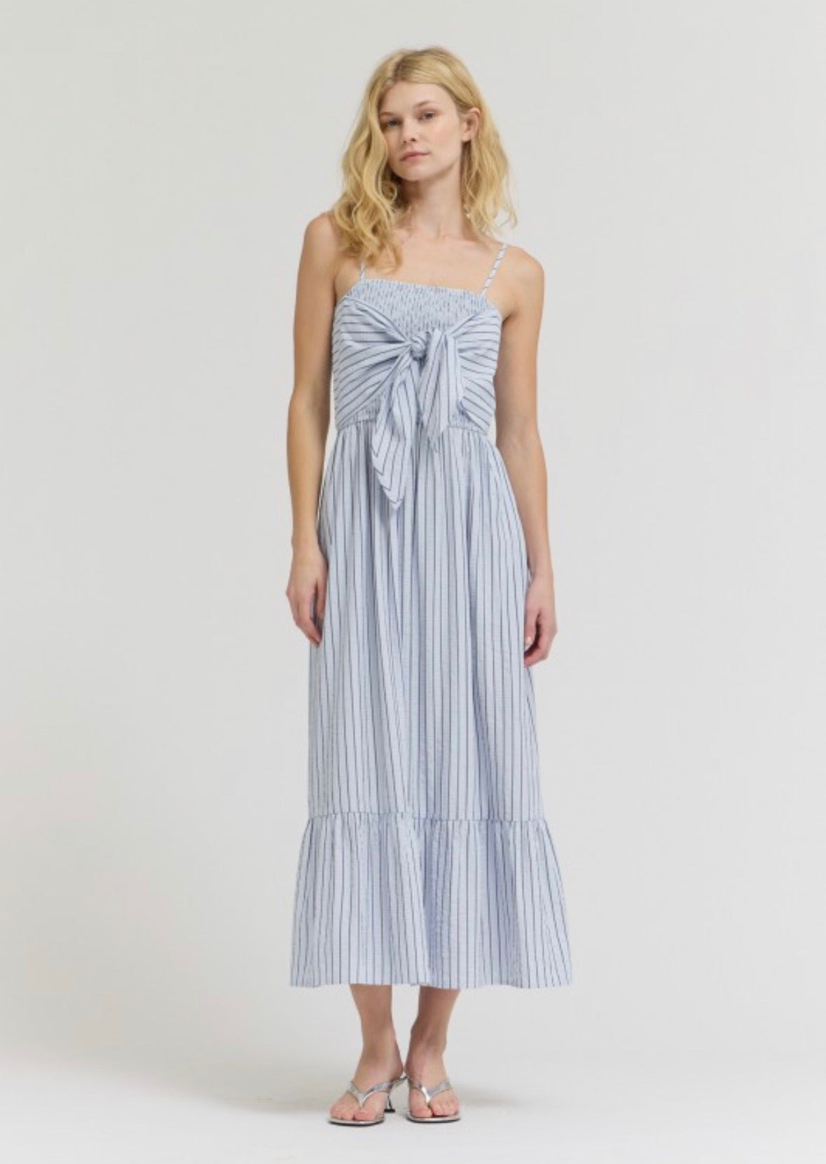 Point pleasant tie front maxi
