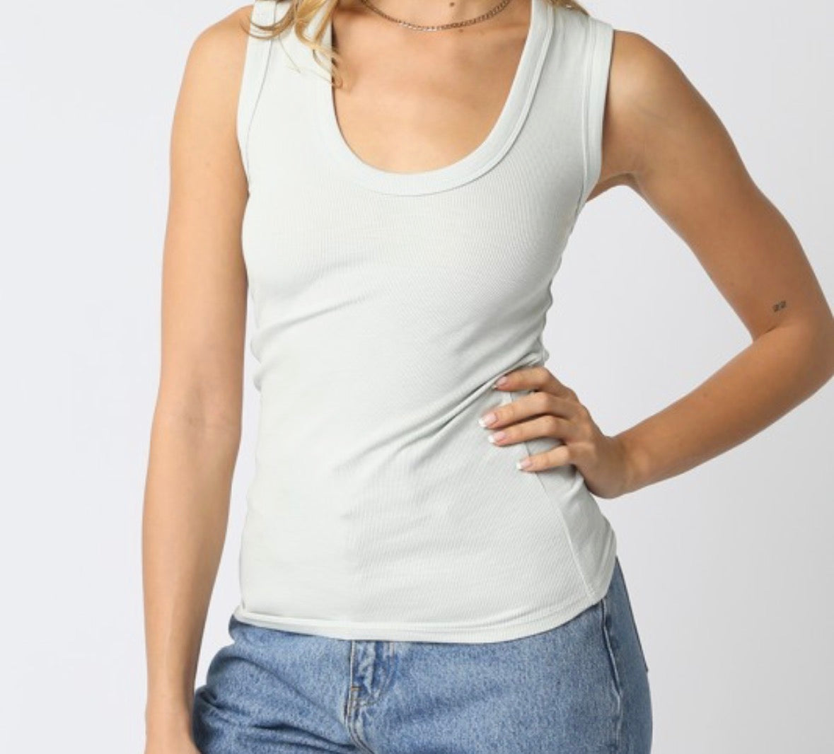 Kelsey blue tank