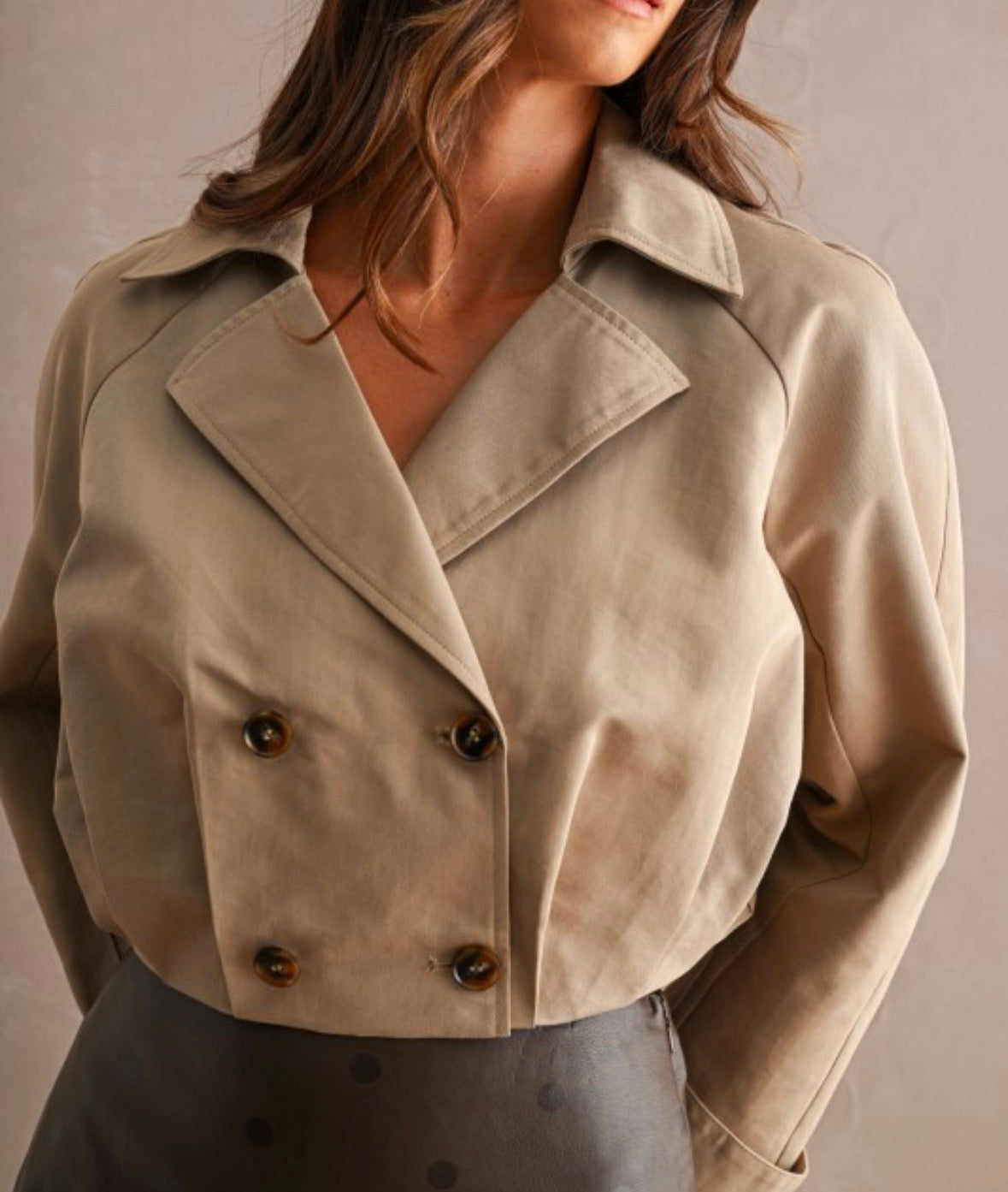 The Madison Cropped Trench