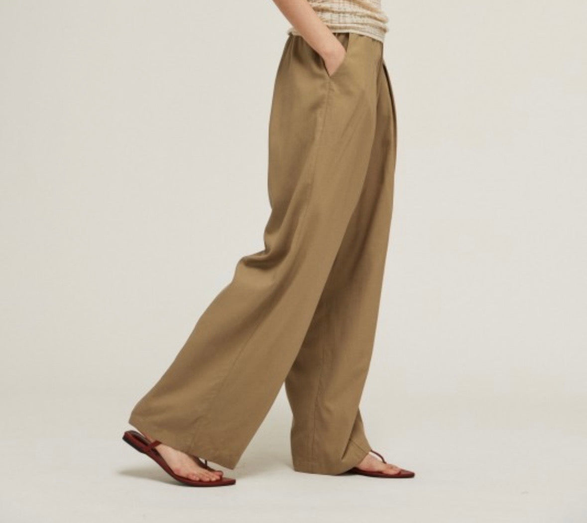 The Sandstone Wide-Leg Pant