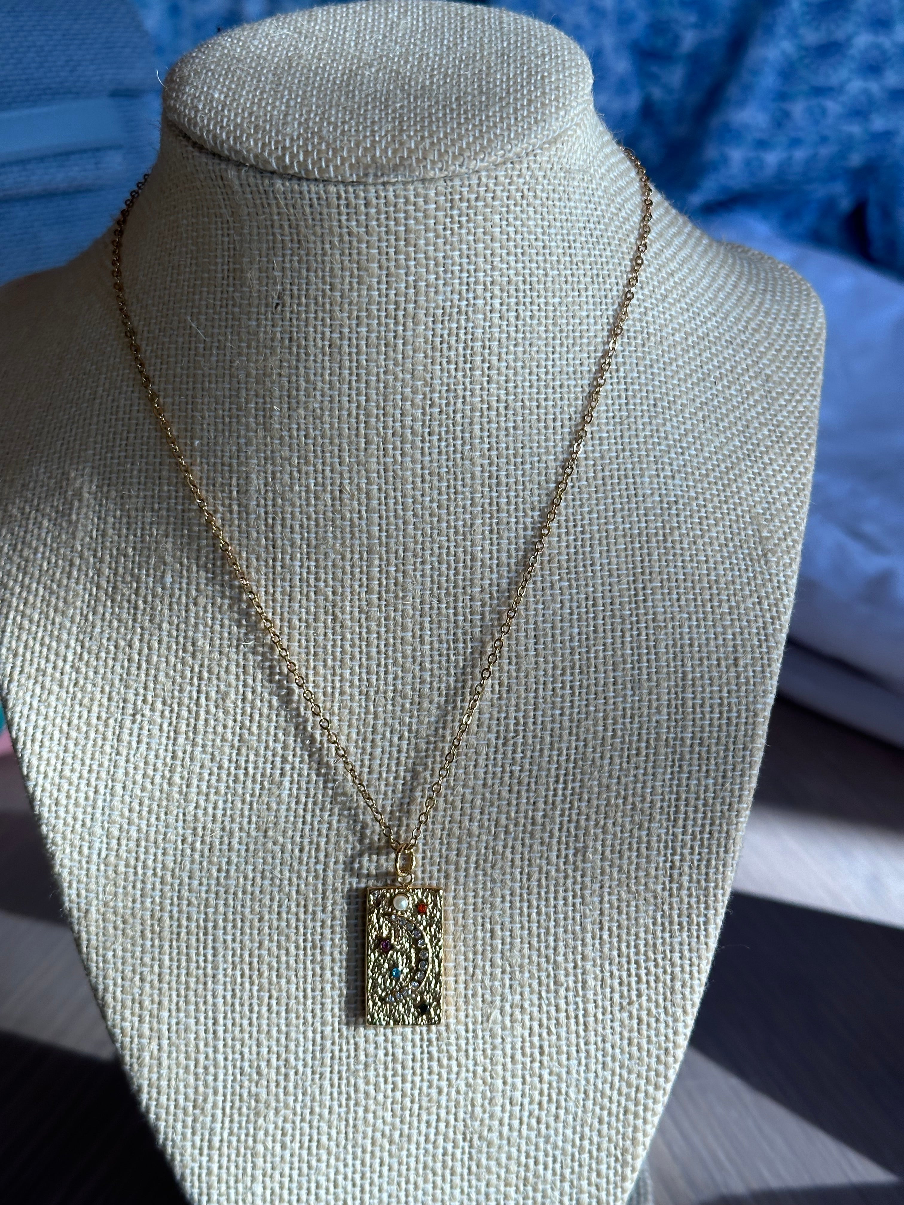 Starburst chain necklace