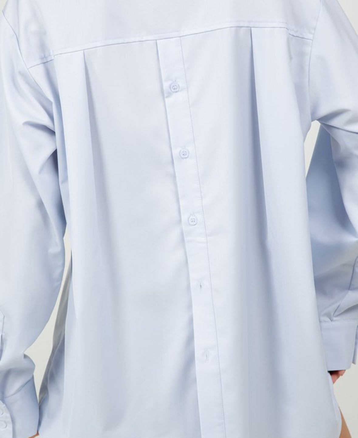 Poplin asymmetrical top