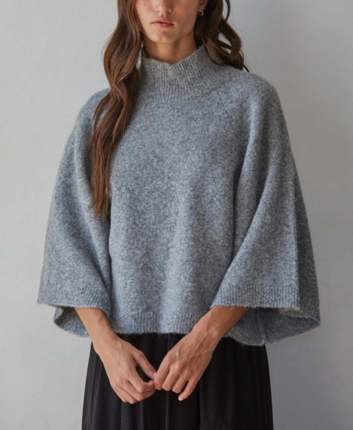 The Aspen Mock Neck Sweater
