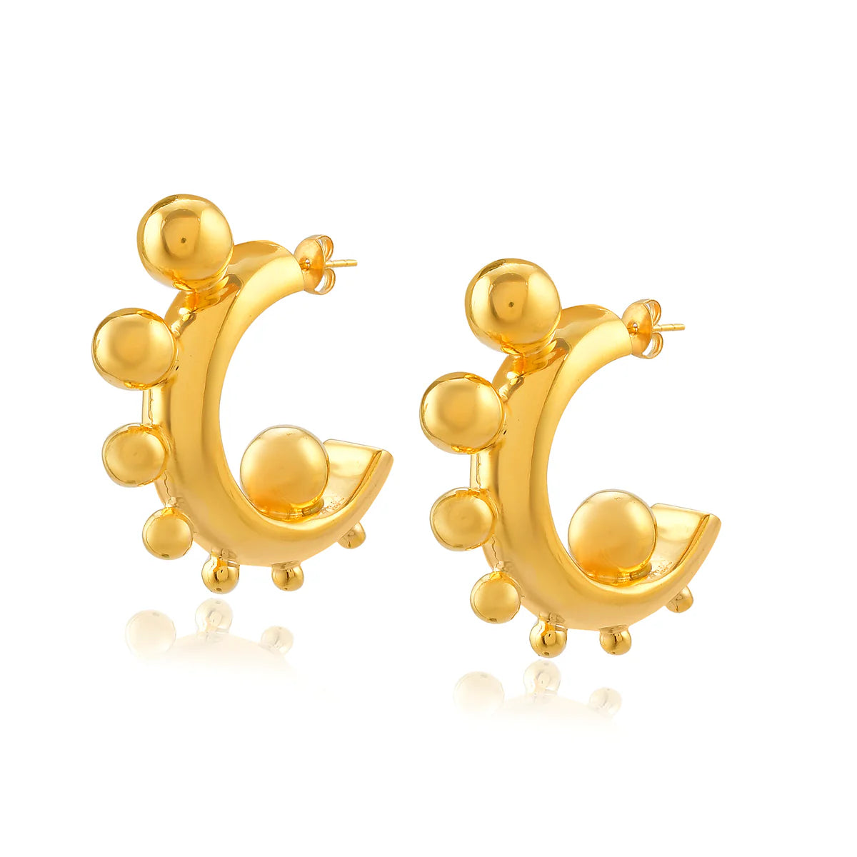 Coconut Earrings Large