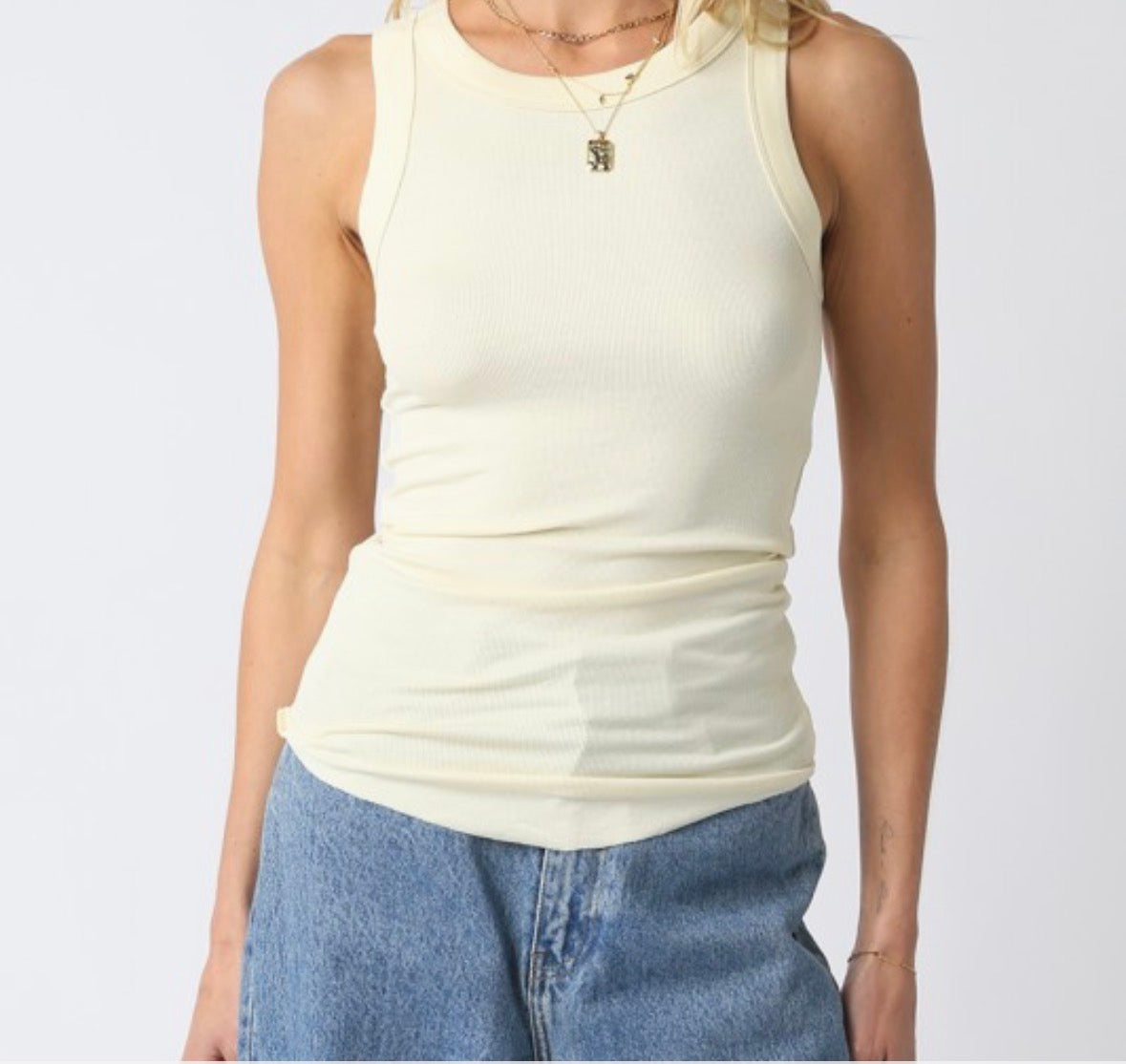 Sandro butter yellow tank