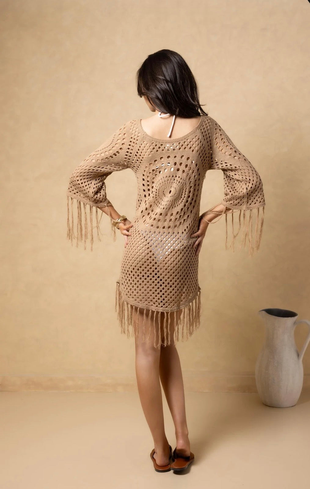 Sunburst Cover Up Dress