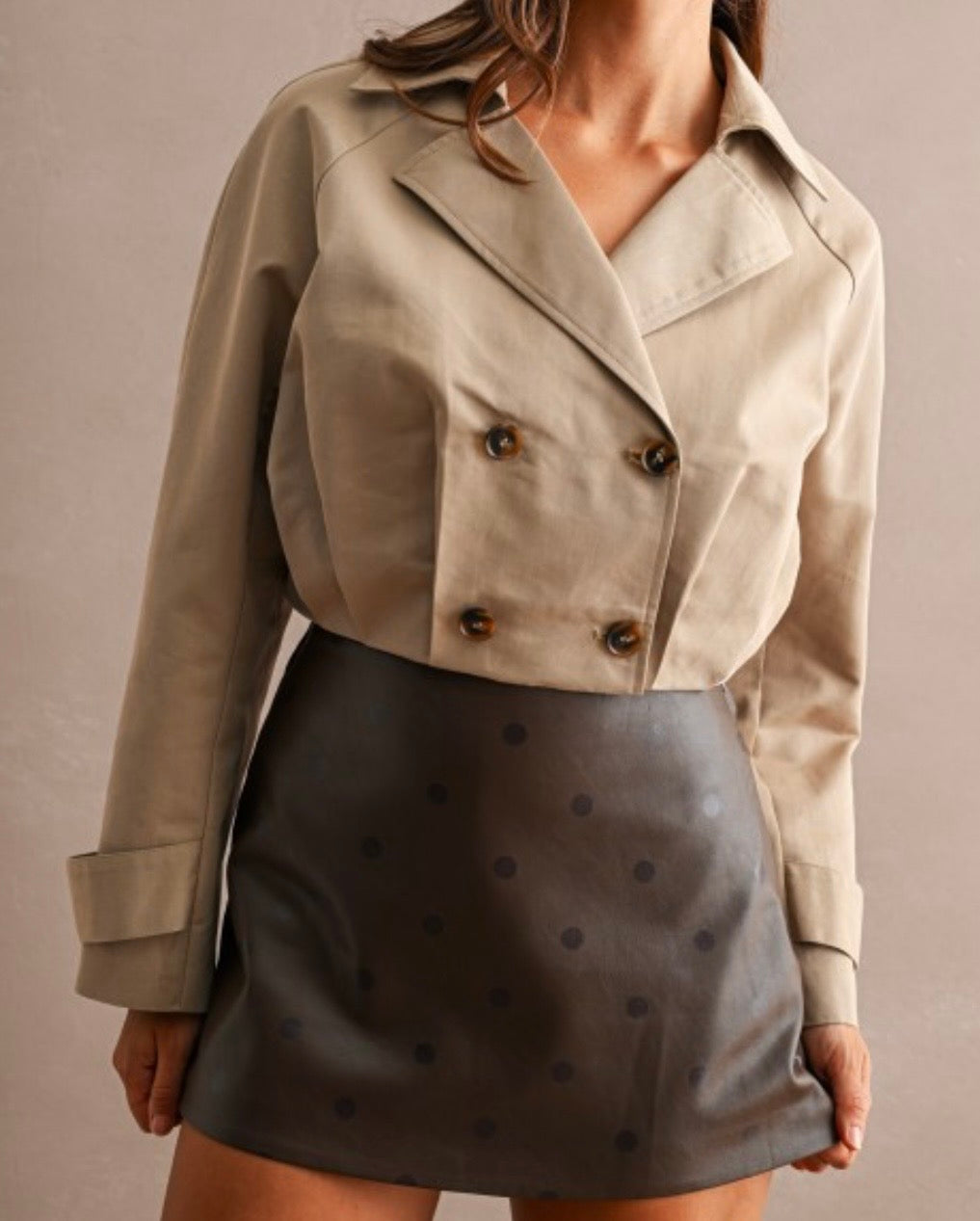 The Madison Cropped Trench
