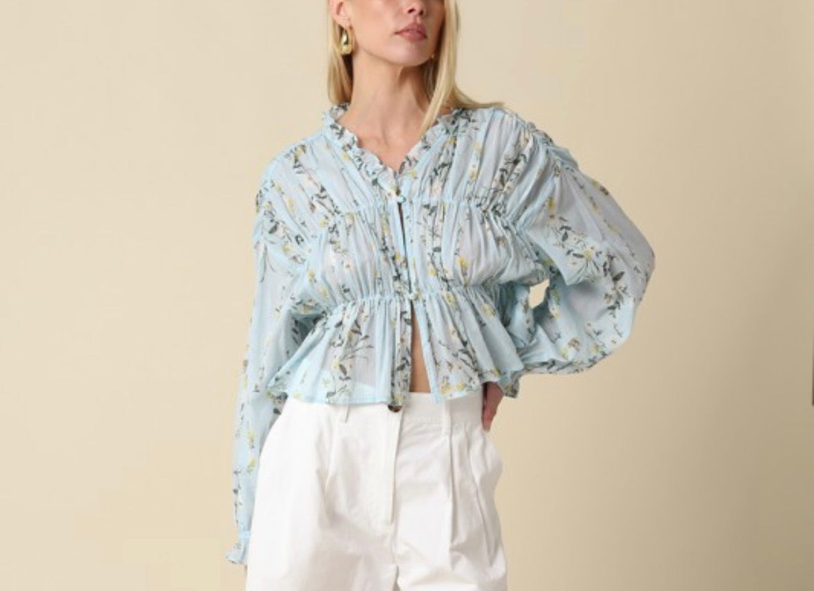 Nantucket floral  blouse