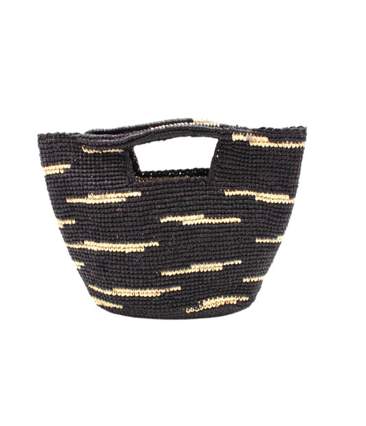 Mini ConCon Crochet Petite Straw Basket