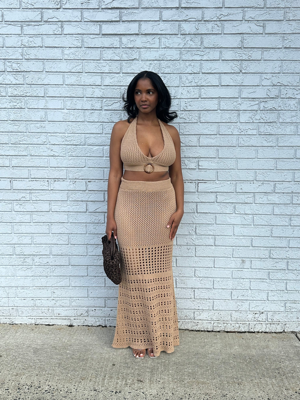 Sunset Crochet Maxi Skirt