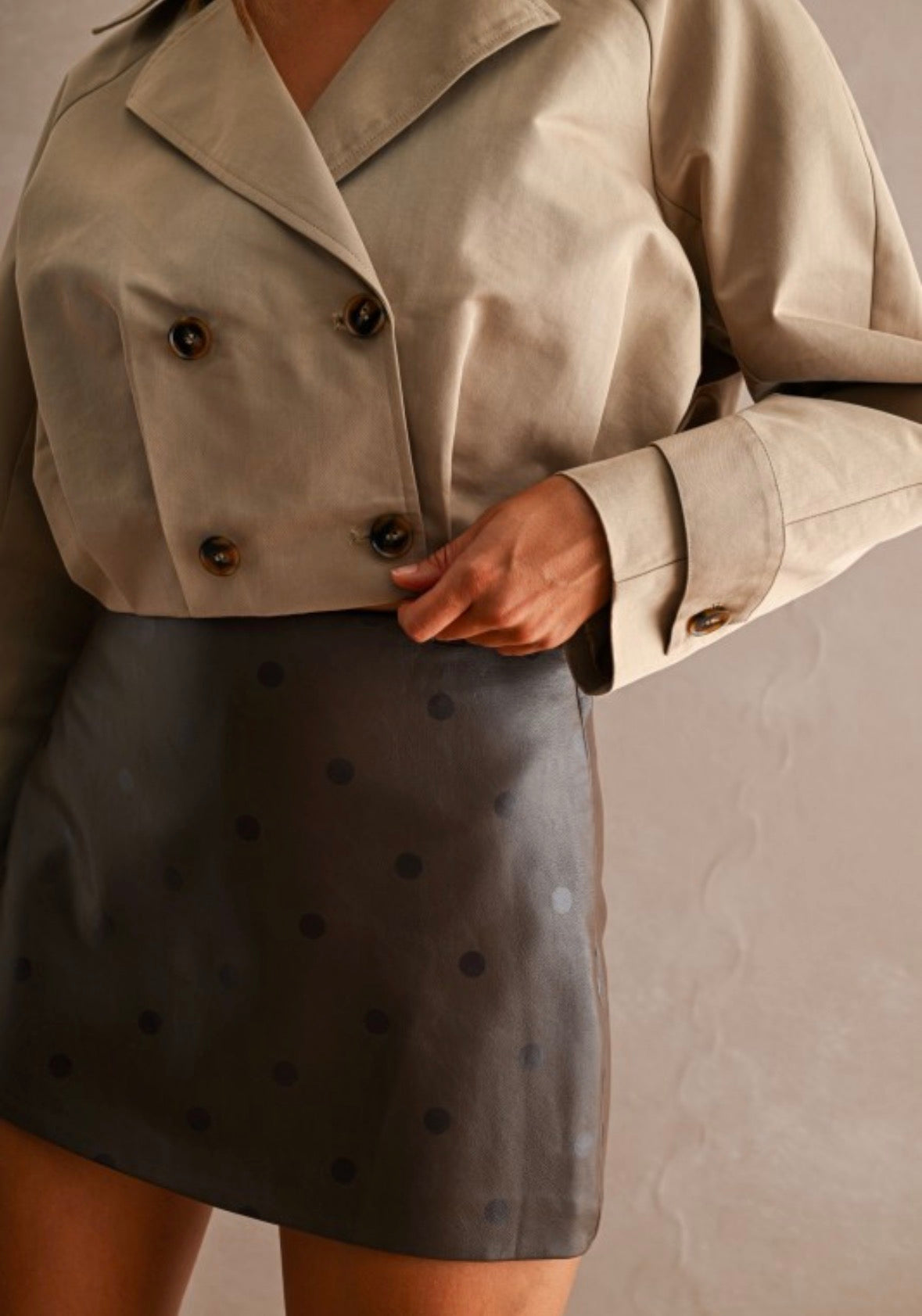 The Madison Cropped Trench