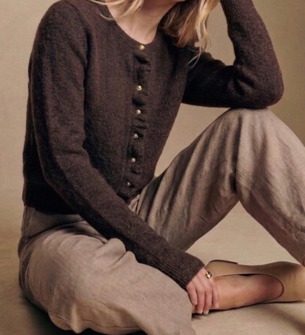 The Juliette Ruffle Cardigan