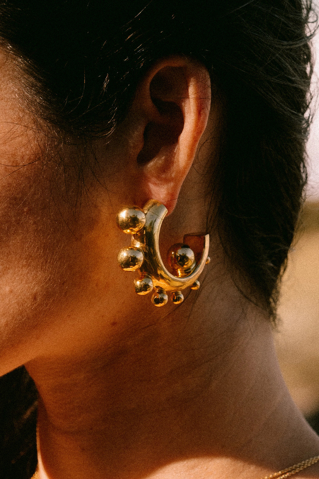 Coconut Earrings Large