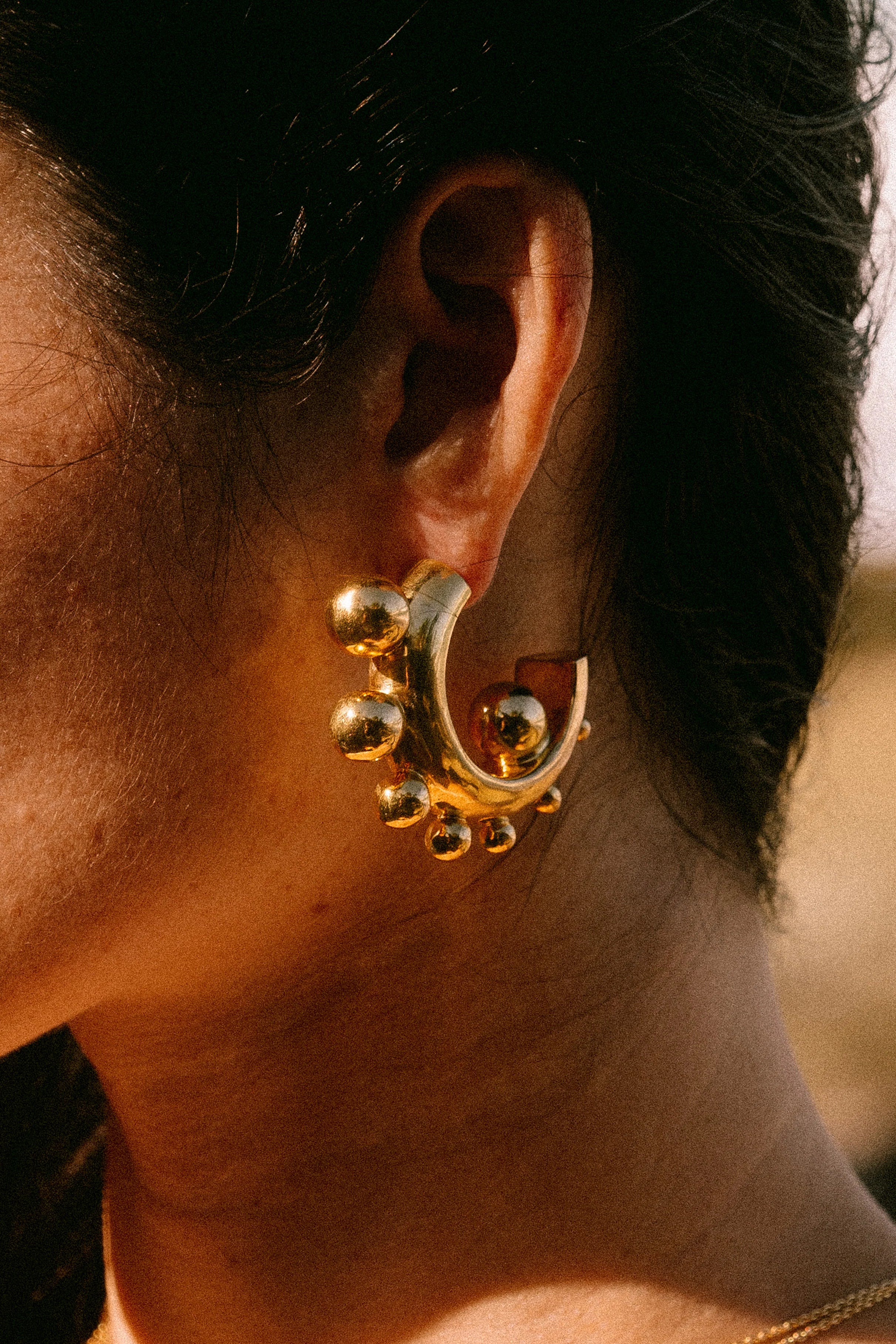 Coconut Earrings Large