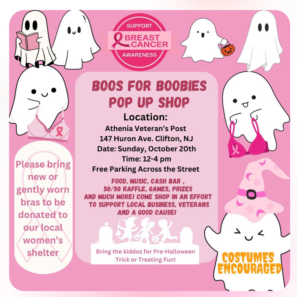 Boos for Boobies Pop up Shop