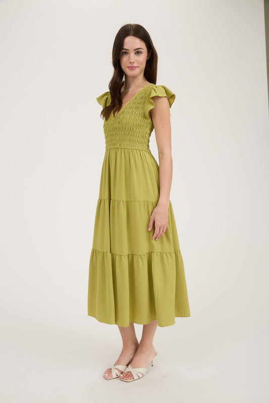 Autumn boho dress