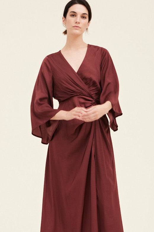 Vino Wrap Dress