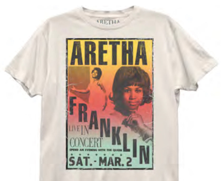 Aretha Franklin Concert  tee