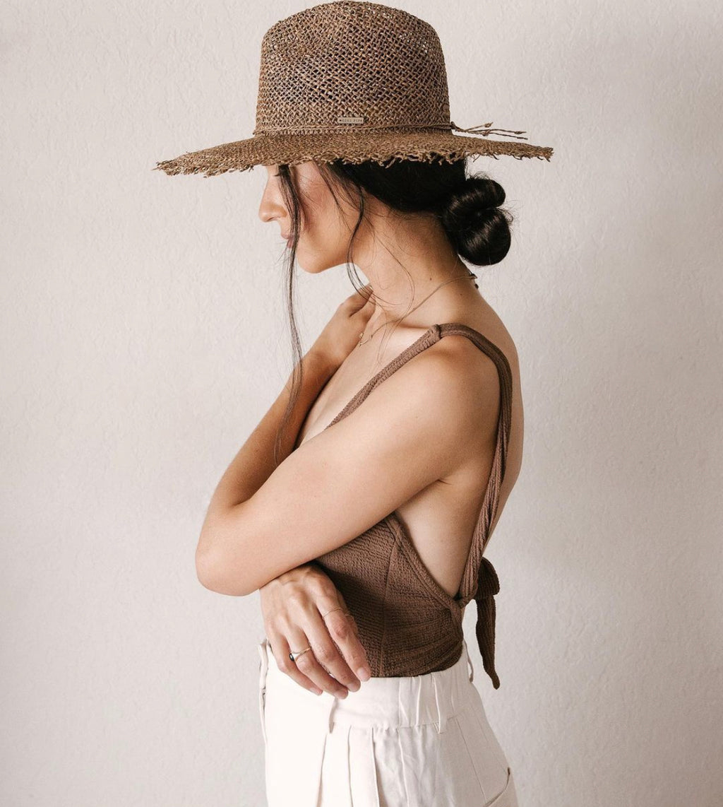 Tessa sea grass fedora